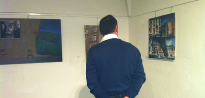 L’opera “Milano Liquida”  esposta allo Spazio Klien di Borgo Valsugana,