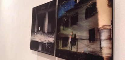 Una delle opere esposte presso Amy-d Arte Spazio di Milano