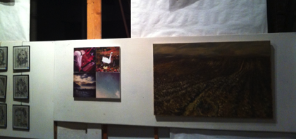 Allestimento presso lo spazio Orygma di via Corelli a Milano.