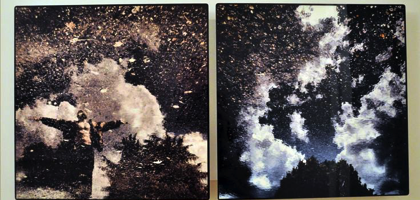 L’opera “Immenso sotto il suolo” presso Ospizio Giovani Artisti.