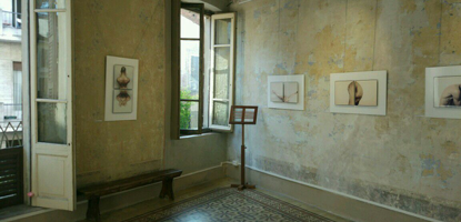 Alcune opere esposte presso Casa di Stradivari a Cremona.