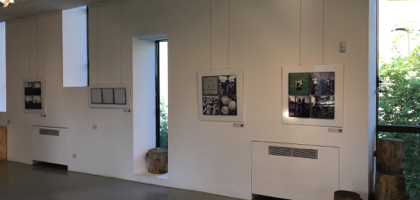 Alcune delle opere esposte alla Stecca.